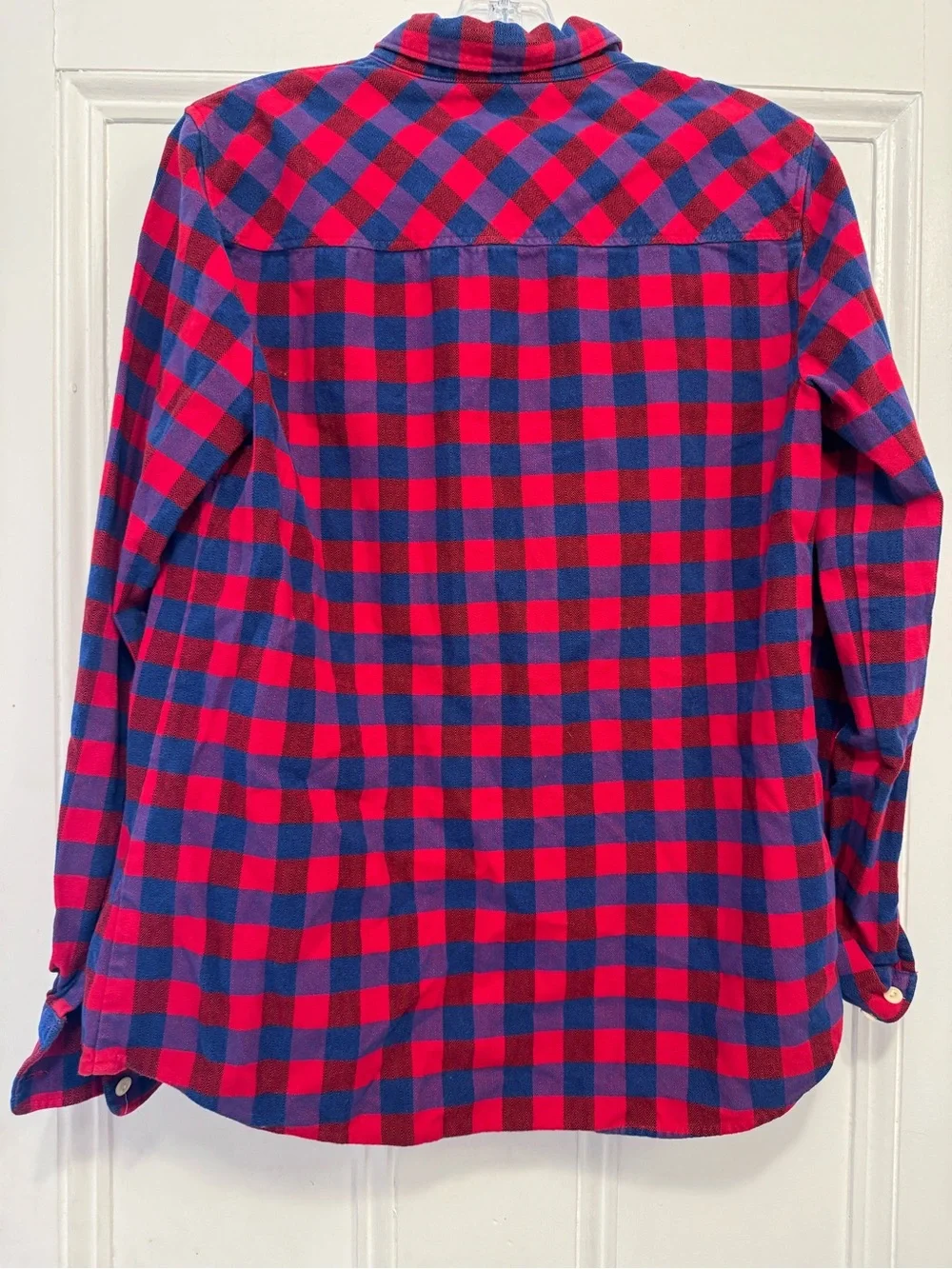 J. Crew Red and Blue Buffalo Plaid Button-Down Shirt